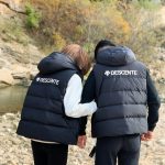 Descente Vest Black Duck Down Winter Down-Proof Fabric