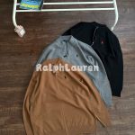 Ralph Lauren Long-Sleeved Shirts Red Eva Sophistication Autumn Winter And