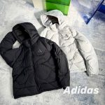 Adidas Down Jacket Red Duck Fleece Winter