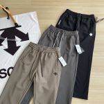 Descente Long Pants Green Nylon Fleece Winter