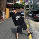 Nike Hoodies Black Cotton Pure Soft Easy To Match Patch
