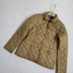 Ralph Lauren Cotton-Padded Clothes Red Cotton Nylon Corduroy Embroidery Patch