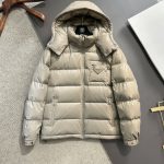 Prada Coat Color Down Fleece Fabric Winter