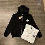 Stussy Jacket Ash Eva Cotton Pure Fleece Streetwear Exquisite Tailoring Plastisol Printing
