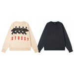 Stussy Jacket Blue Eva Cotton Pure Jacquard Streetwear Exquisite Tailoring