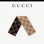 Gucci Shawl Ash Cashmere Jacquard Winter