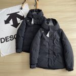 Descente Coat Ash Duck Down Plush Lace Winter