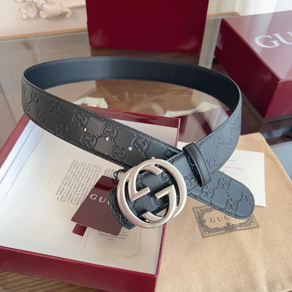 Gucci Men'S Belts Black Spring Early