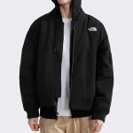 North Face Outerwear Red Cotton Down Simple Style Autumn Winter And Embroidery