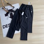 Descente Trousers Black Nylon Fleece Breathable And Not Stuffy Urban Commuting Winter