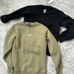 Armani Hoodie Red Cotton Pure Fleece Fabric Autumn Winter