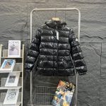 Moncler Outerwear Pink Duck Down Nylon