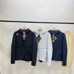 Descente Cotton-Padded Coat Black Wool Down Autumn Winter And