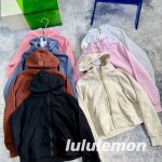 Lululemon Sweatpants Red Cotton Fleece Brushed Fabric Denim Thumbhole