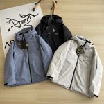 Archaeopteryx Jackets Red Gore-Tex Goose Down Nylon Mesh Fabric Winter Hidden Pocket