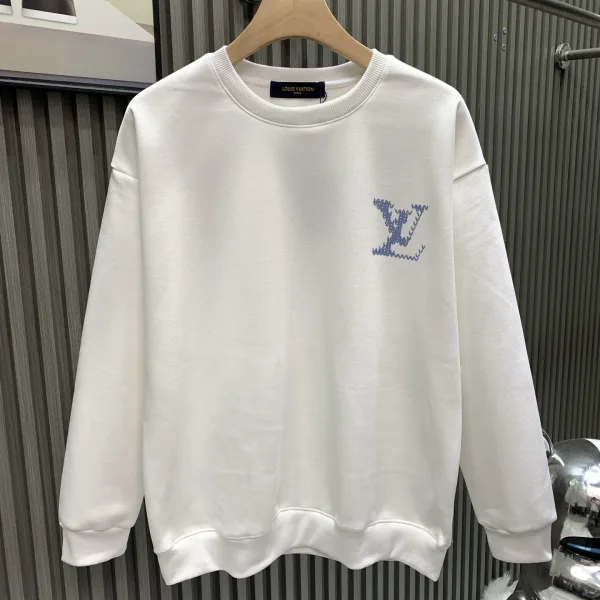 Louis Vuitton Hoodie Ash Cotton Soft Fleece Spring Autumn Winter