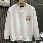 Louis Vuitton Hoodies Ash Cotton Silk Fleece Autumn Winter