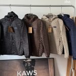 Patagonia Cotton-Padded Coat Red Down Polyester Nylon Elastic Fleece Multiple Colors Available