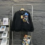 Stussy Outerwear Red Cotton Twill Streetwear Spring Autumn Embroidery