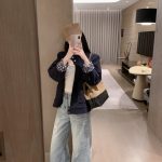 Dior Coat Blue Wool