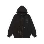 Chrome Hearts Coat Red Cotton Pure