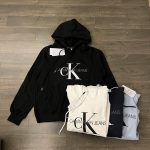 Calvin Klein Hoodie Red Cotton Pure Embroidery