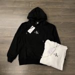 Calvin Klein Hoodie Red Cotton Pure