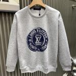 Louis Vuitton Hoodies Ash Cotton Fleece Autumn Winter