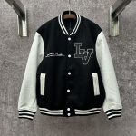 Louis Vuitton Outerwear Red Pu Leather Patchwork Autumn Winter And Patch