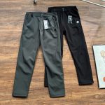 Descente Long Pants Red Fleece Quick-Drying Street Style High-End Winter Patch