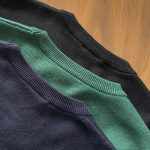 Lacoste Sweater Red Wool Clean And Neat Simple Style Autumn Winter Embroidery