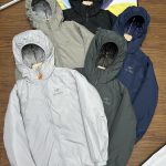 Toms Coat Green Cotton Nylon Fleece Lace Adjustable Drawstring Autumn Winter Late Early