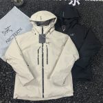 Archaeopteryx Jacket Red Gore-Tex Windstopper Cotton Down Polyester Nylon Plain Weave Running Simple Design Urban Commuting Winter Patch