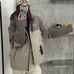 Archaeopteryx Down Jackets Yellow Gore-Tex Duck Mesh Patch