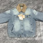 Prada Outerwear Red Wool Denim