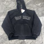 Supreme Outerwear Red Cotton Flannel Denim Autumn Winter