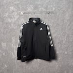Adidas Coat Red Fleece Easy To Match Street Style Sophistication