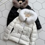 Moncler Outerwear Red Down Nylon Slim Fit