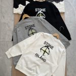 Stone Island Long-Sleeved Ash Cotton Soft And Gentle Spring Autumn Winter Crisp Silhouette
