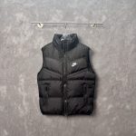 Nike Outerwear Ash Cotton Down Autumn Winter And Patch
