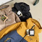 Archaeopteryx Jackets Red Gore-Tex Goose Down Mesh Winter Zippered Pocket