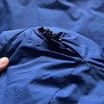Descente Coat Blue Cotton Polyester Nylon Fiber Light Hiking Winter