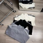 Dior Coat Ash Cotton Wool Blend Embroidery