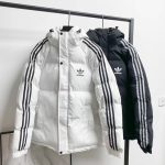 Adidas Coat Red Cotton Down Winter