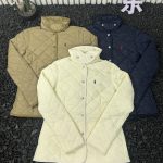 Ralph Lauren Outerwear Red Silk Nylon Autumn Winter Embroidery