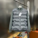 Dior Outerwear Red Cotton Pure Duck Down Jacquard Autumn Winter Patch