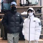 North Outerwear Blue Down Fleece Winter