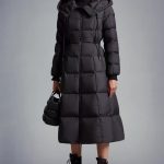 Moncler Down Jacket Black Goose Duck Nylon