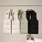 Descente Down Jacket Green Cotton Microfiber Urban Outdoor Autumn Winter