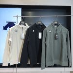 Descente Long-Sleeved Sweatshirt Green Cotton Fleece Autumn Winter